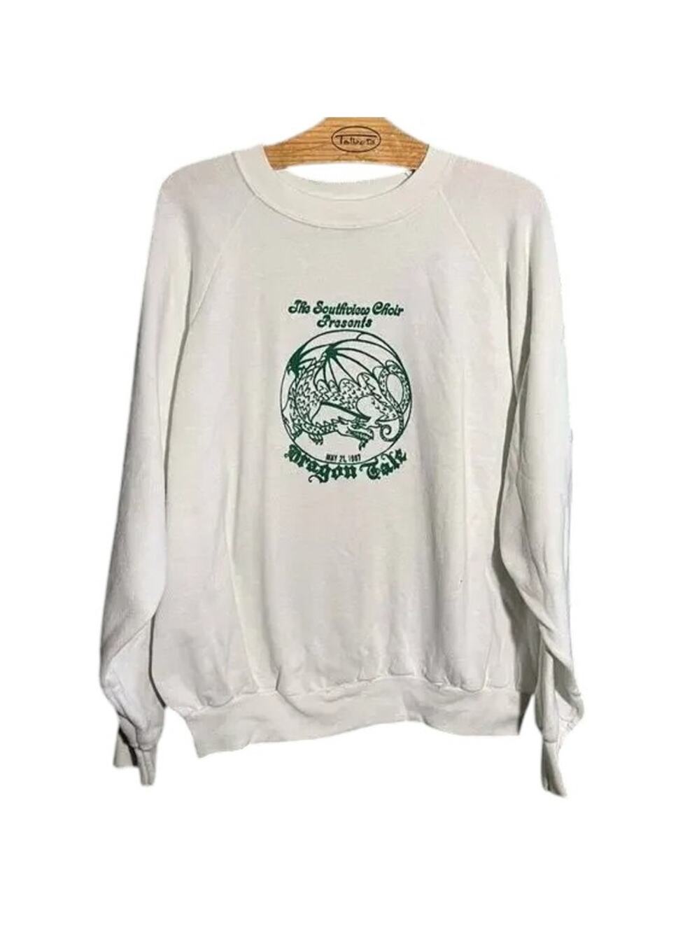 Vintage 1987 Dragon Tale Choir Sweatshirt Southview School Miller USA